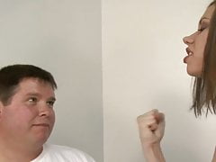 He gets fucked by the girls FFM