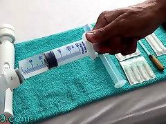 Injections into the nipple close-up - totture sex tube